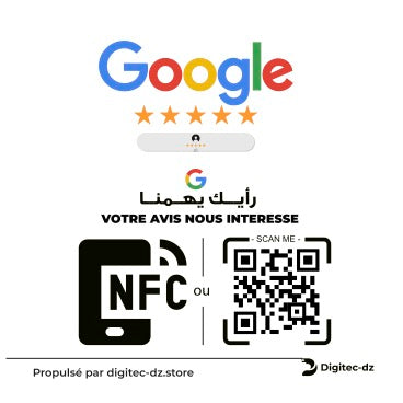 Plaque NFC Connect Google Avis