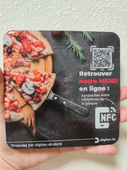 Plaque NFC Connect Restaurant