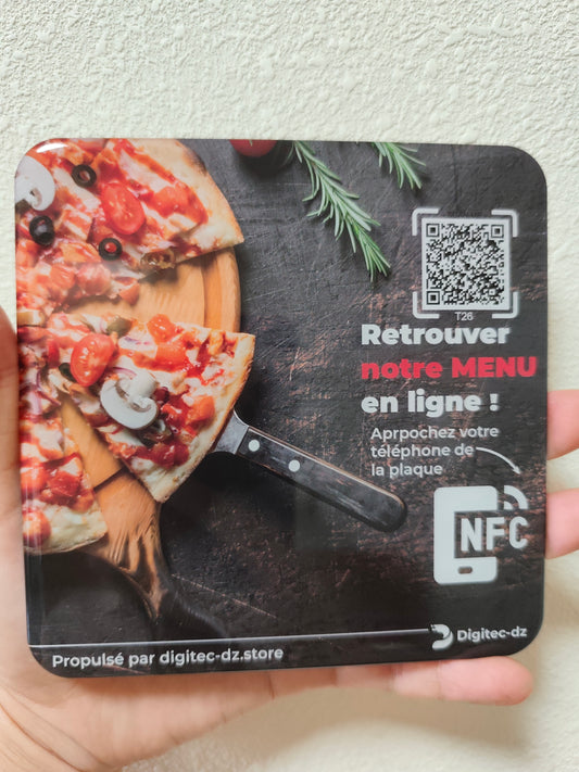 Plaque NFC Connect Restaurant