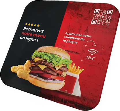 Plaque NFC Connect Restaurant