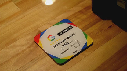 Plaque NFC Connect Google Avis