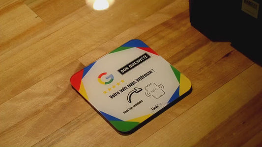 Plaque NFC Connect Google Avis
